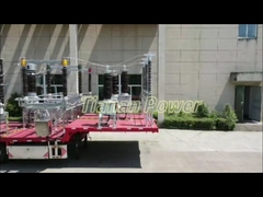 Διανομή ισχύος 110kV 50Hz Κινητός μετασχηματιστής Υποσταθμός 80A