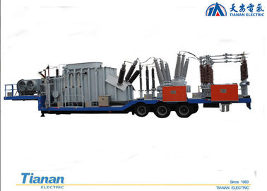 132kv Prefabricated Mobile Vehicle Mounted semi-trailer Transformer Substation