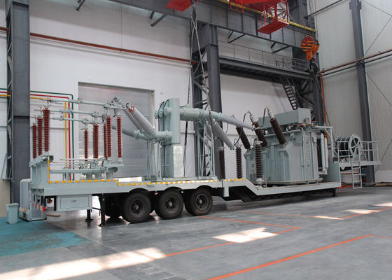35kV και 10kV εξόδου Διαμόρφωση Υποσταθμός κινητού μετασχηματιστή υψηλή κινητικότητα 50dB επίπεδο θορύβου