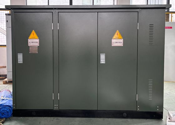 Διάστημα ενεργοποίησης υποσταθμού συμπαγούς μετασχηματιστή ±2×2,5% μέθοδος ψύξης ONAN και 25 βαθμός πετρελαίου για τη διανομή ισχύος